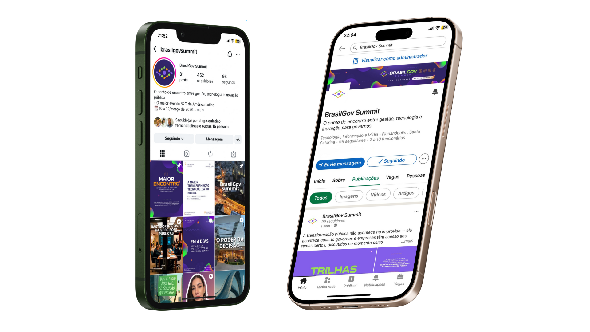 Instagram - BrasilGov Summit (Apresentação)